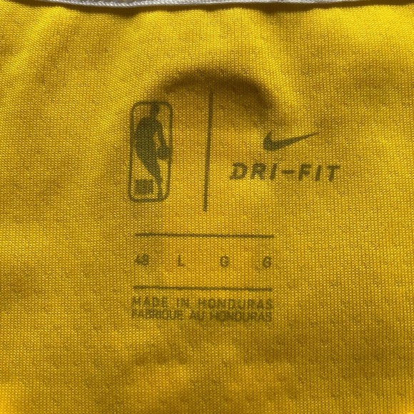 Nike Los Angeles Lakers Jersey Mens Large LeBron James #23 Yellow Basketball - Picture 8 of 10